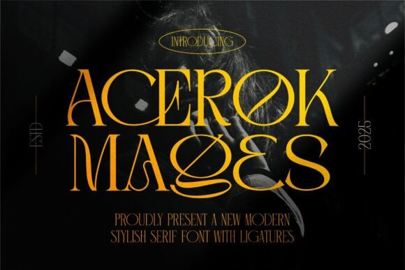 Acerok Mages: A Trendy Serif Font for Editorial Design