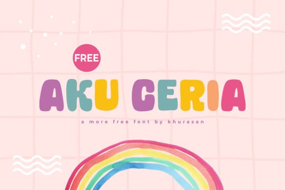 Aku Ceria Font for Handmade Creations