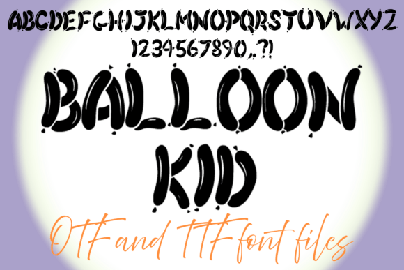 Balloon Kid Font for Business Branding