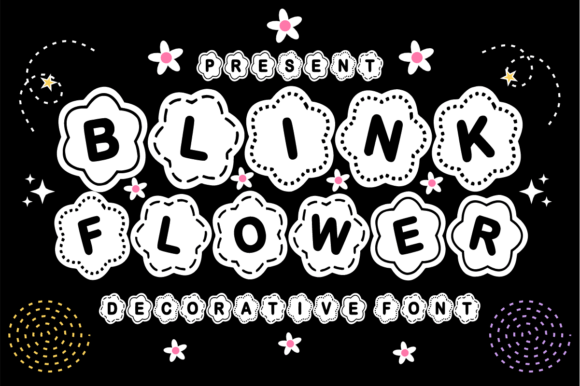 Blink Flower: A Delightful Display Font for Editorial Projects