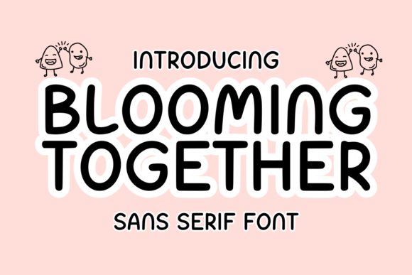 Blooming Together Font for Business Branding