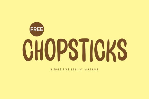 Chopsticks Font for Web Design