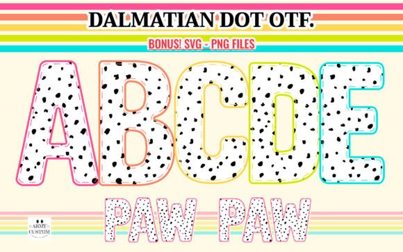 Dalmatian Dots: A Playful Font for Your Brand