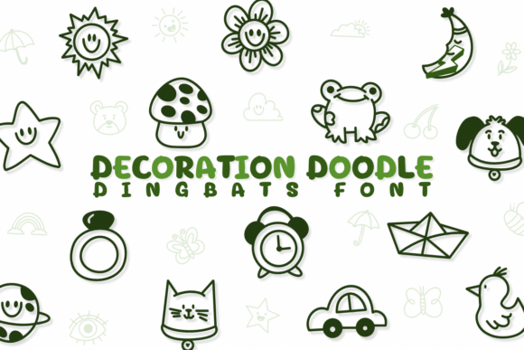 Decoration Doodle: A Playful Font for Creative Branding