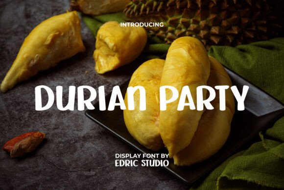 Durian Party Font for Lively Branding Projects