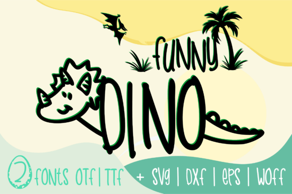 Funny Dino Font for Creative Campaigns