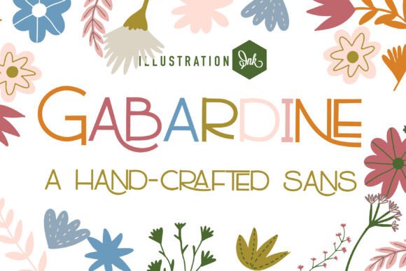 Gabardine Font for Handmade Creations