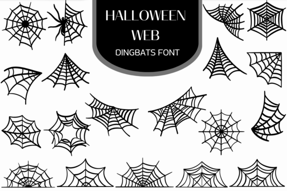 Halloween Web: A Playful Typeface for Autumn-Themed Designs