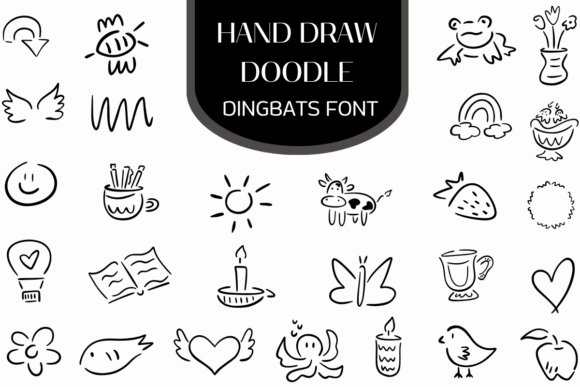 Hand Draw Doodle Font for Campaign Creativity