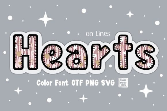 Hearts on Lines: A Font That Speaks to the Heart of Design