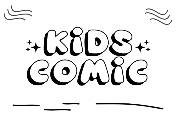 Kids Comic: A Playful Font for Creative Branding