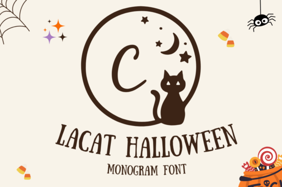 Lacat Halloween Font for Spooky-Cute Campaigns