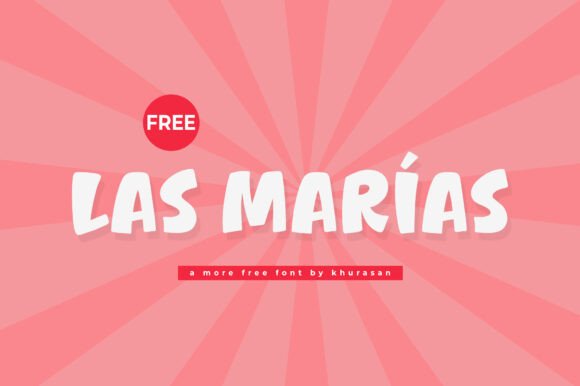 Las Marias: A Modern Display Font for Web Design Projects