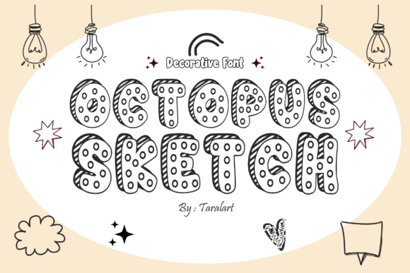 Octopus Sketch: A Playful Font for Creative Branding