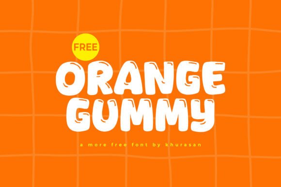 Orange Gummy: A Playful Font for Modern Web Design