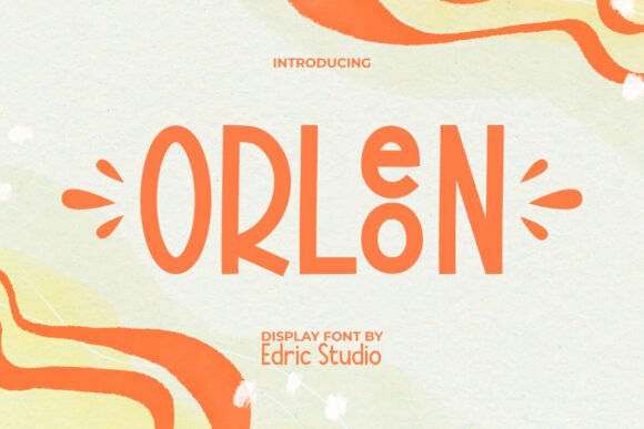 Orleon Font for Web Design: A Playful Display Typeface