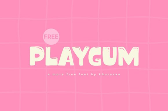 Playgum: A Modern Font for Editorial Design