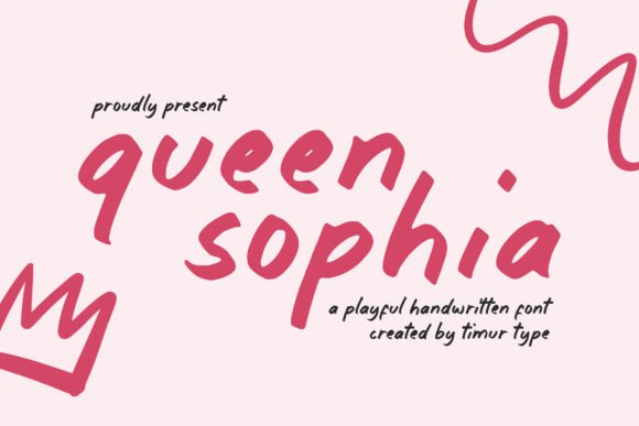 Queen Sophia: A Playful Handwritten Font for Editorial Design