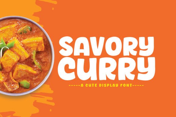 Savory Curry Font for Modern Web Design