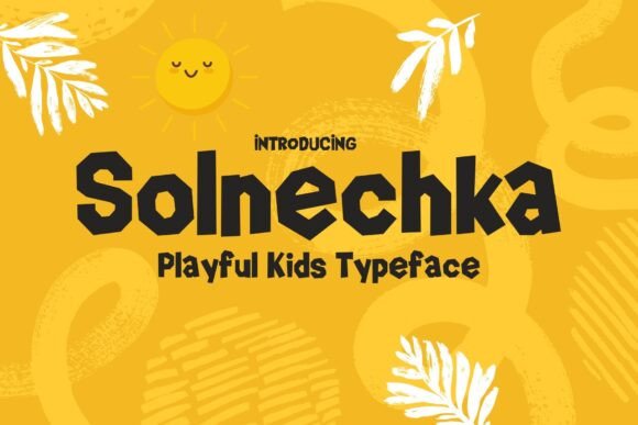 Solnechka Font for Handmade Creations