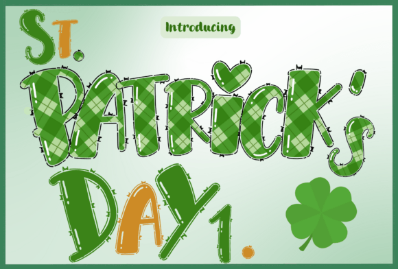 St. Patrick’s Day 1 Font for Branding and Design