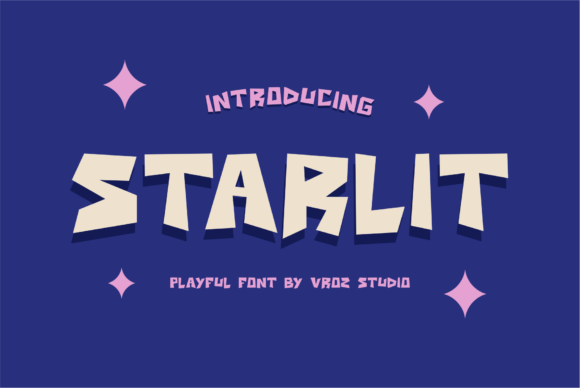 Starlit Display Font for Editorial Design and Creative Projects