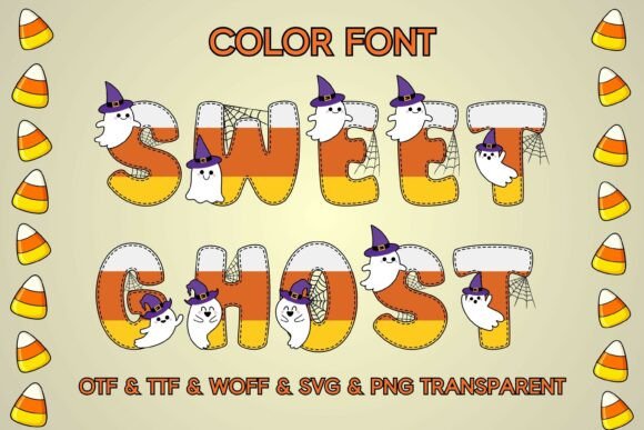 Sweet Ghost: A Playful Font for Festive Design
