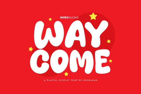 Way Come: A Modern Display Font for Digital Projects
