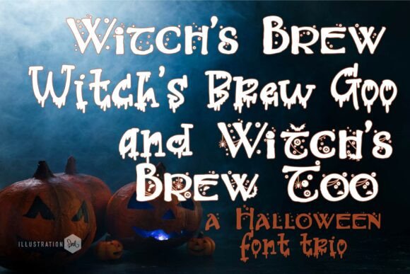Witches Brew Trio: A Spooky Font for Halloween Campaigns